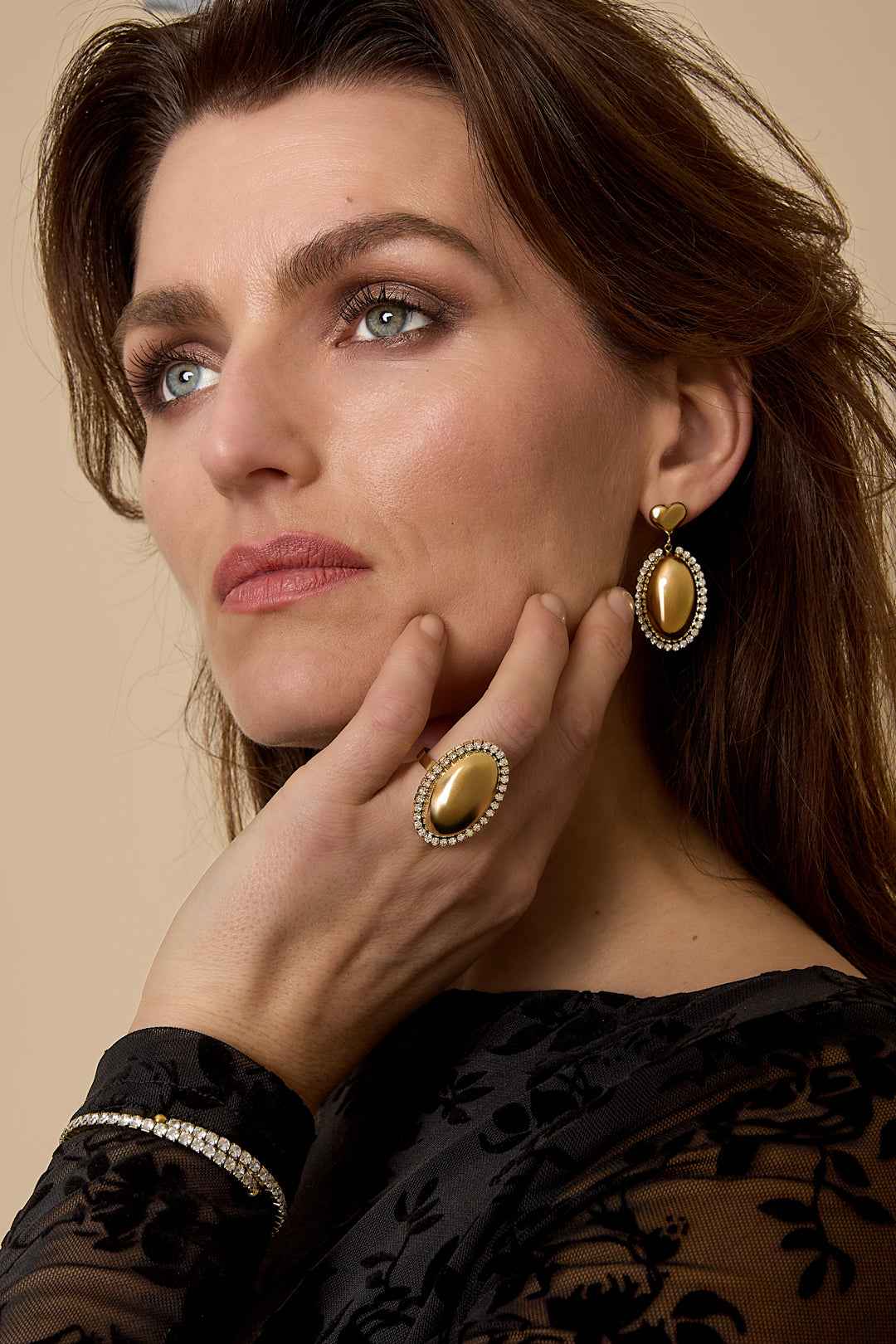 Stainless Steel Drop Earrings Heart Casual Daily Simple Series Women's jewelry