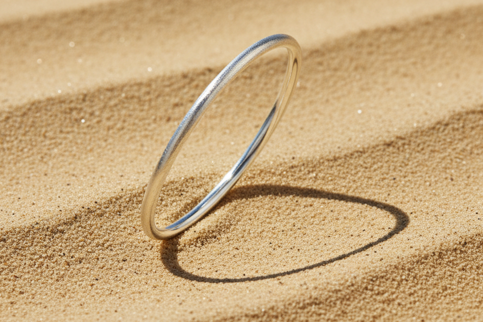 Bangles circle Simple Daily Simple Series Women's jewelry-4mm - Yourstyle R-R
