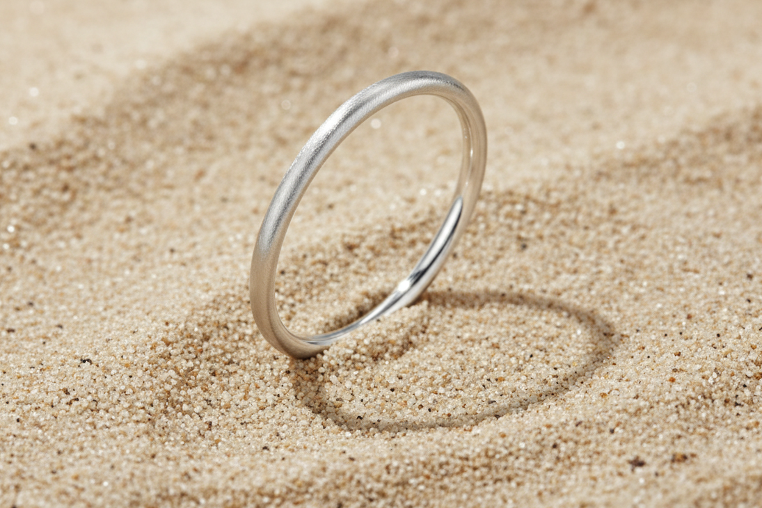 Bangles circle Simple Daily Simple Series Women's jewelry-6mm