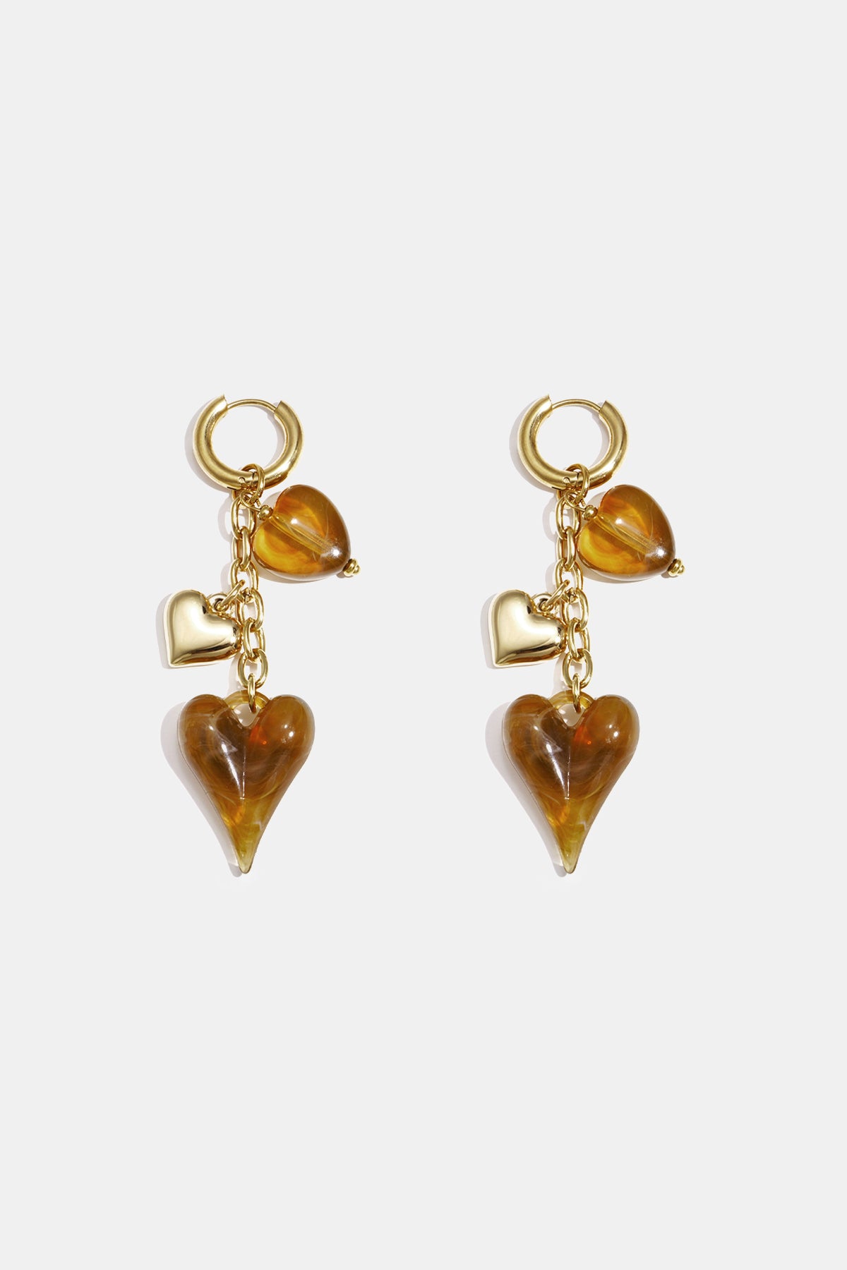 Stainless Steel Dangle Earrings Heart Casual Daily Romantic Series Women's jewelry