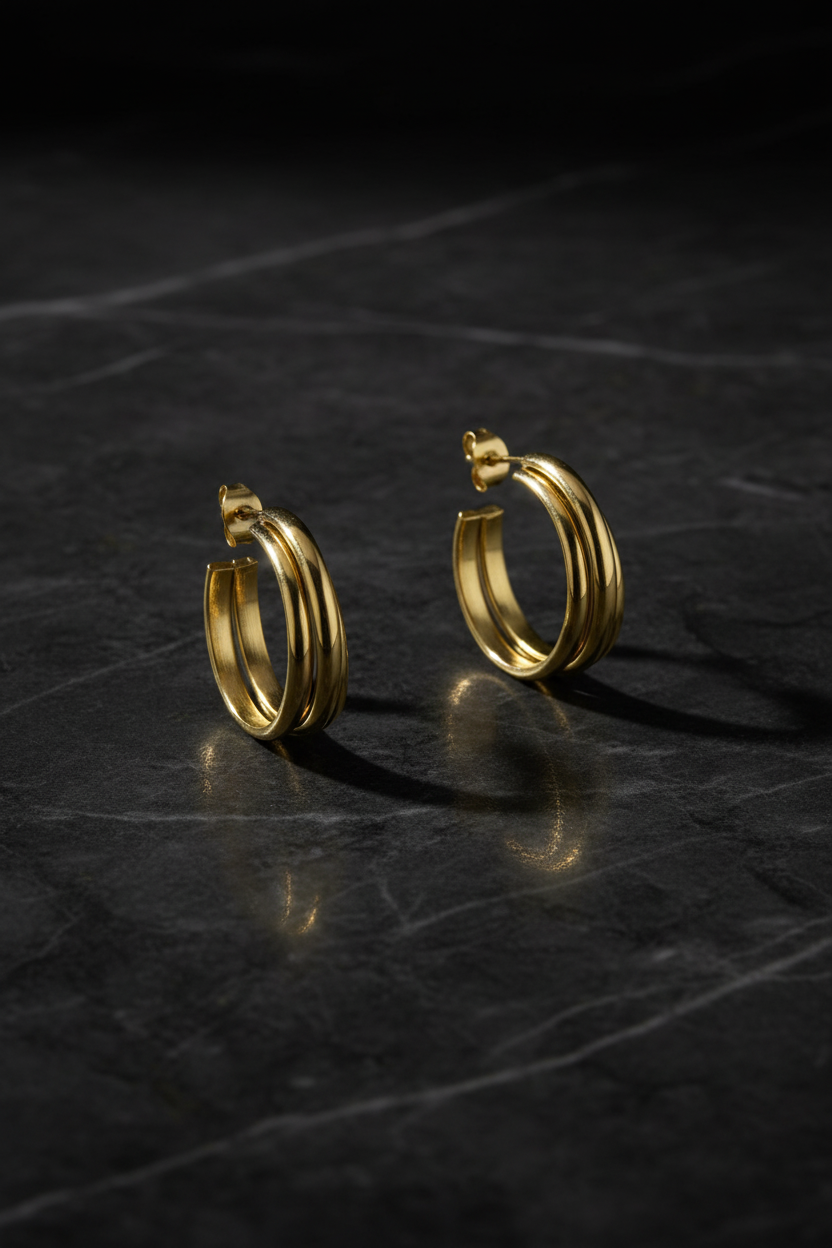 triple treasure oorbellen