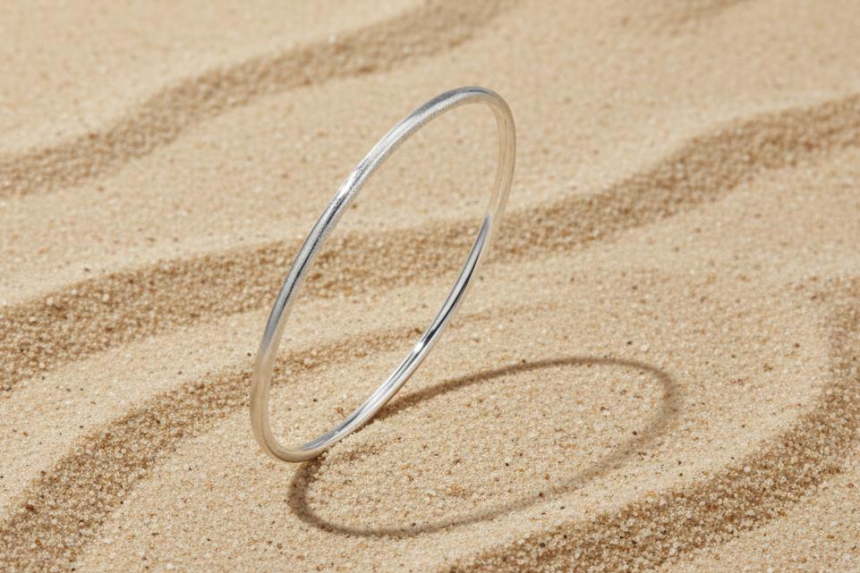 Bangles circle Simple Daily Simple Series Women's jewelry-3mm - Yourstyle R-R