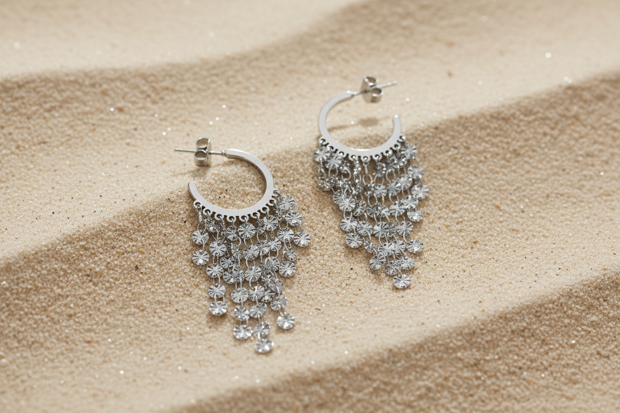 Luxury Tassel Earrings for Women – Stainless Steel (304S) | Statement & Festive Jewelry