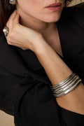 Bangles circle Simple Daily Simple Series Women's jewelry-8mm